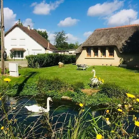 Nyaraló La Chaumiere Des 2 Cygnes-spa- Wifi-parking-calme Abbeville